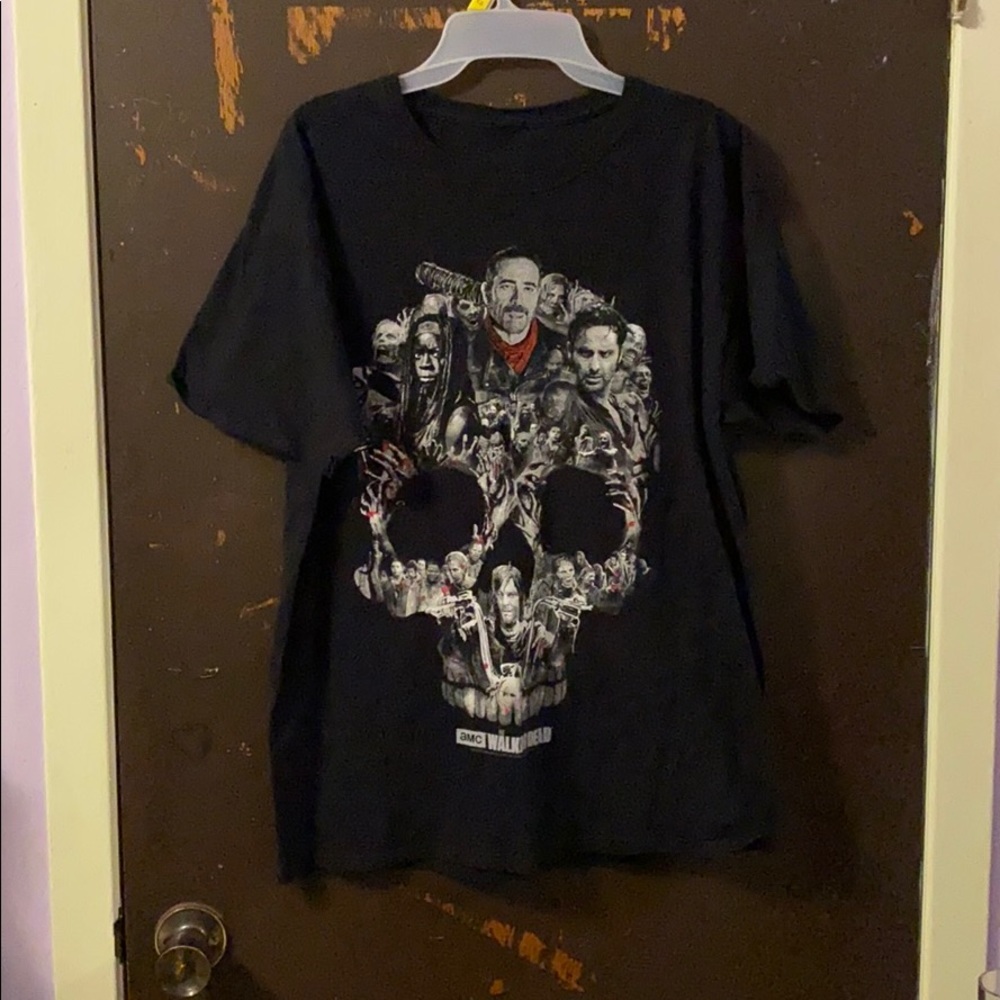 The walking dead skull shirt